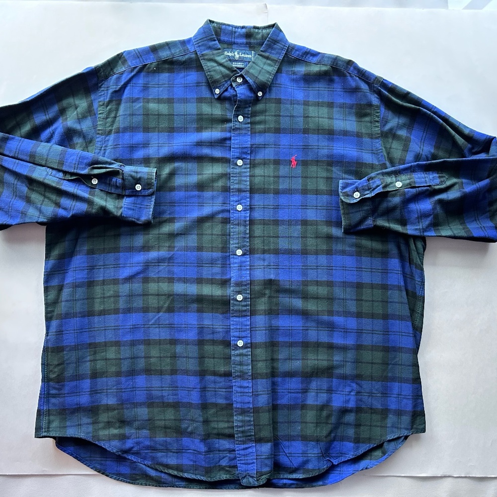 Ralph Lauren | Plaid Button-Down Shirt – Men’s XL